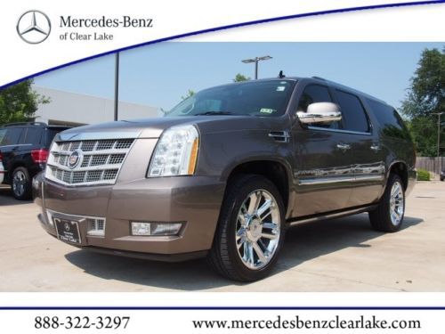 2013 cadillac escalade esv platinum 22 chrome wheels nav dvd sunroof