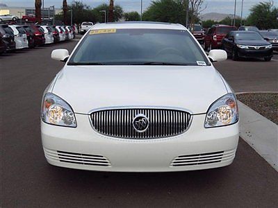 Buick lucerne 4dr sedan cxl v6 automatic gasoline 3.8l v6 cyl white opal