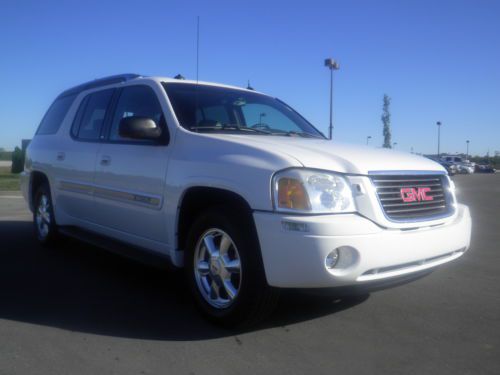 2004 gmc envoy xuv slt 4x4 82k leather moonroof chrome wheels 4.2l v6  towing