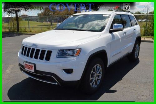 J03326 new jeep limited white suv 4dr 3.6l v6 24v automatic 4wd