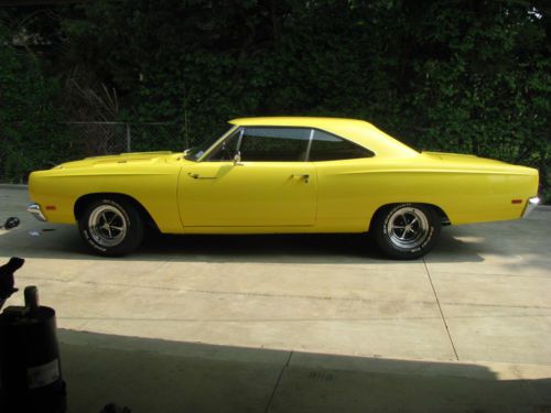 1969 plymouth roadrunner 383 cu/400 hp/auto