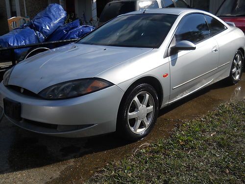 2000 mercury cougar v6, 2.5, no reserve,runs great! daily driver, nr,ice cold ac