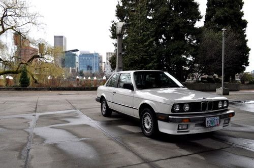 White on oxblood red 5-speed sport package e30