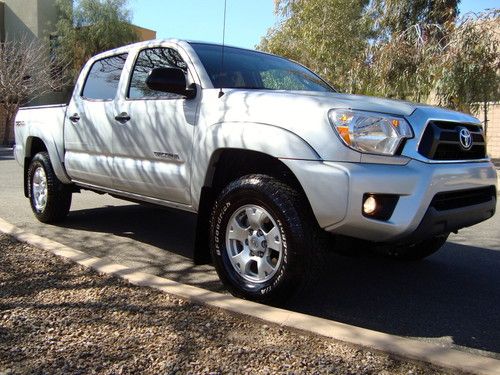 2012 cpo toyota tacoma double cab 4x4 trd off road w/ intune navi  xm satellite