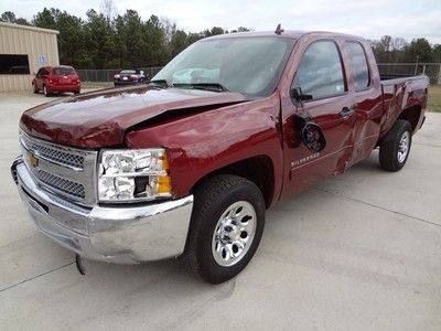 Not salvage 13 chevy 1500 ext cab clean title low reserve runs great only 6k mi