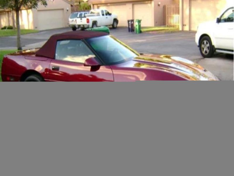 Chevrolet: corvette 40th anniversary ruby red 14,3