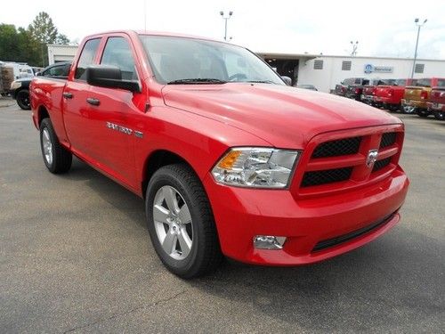 New 2012 ram 4wd quad cab express msrp $35110