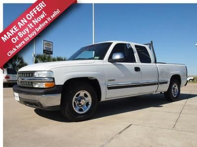01 ls 4.8l cd power cd white extended cab fourth door bedliner140,788 low miles
