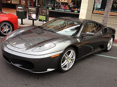 2006 f430 coupe gray / tan f1 with a new clutch , contact chris 630-624-3600