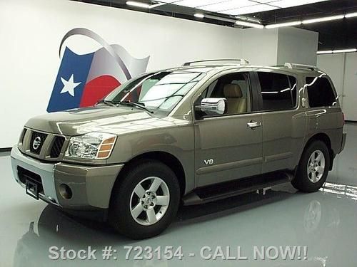 2006 nissan armada se 8-passenger leather dvd only 67k texas direct auto