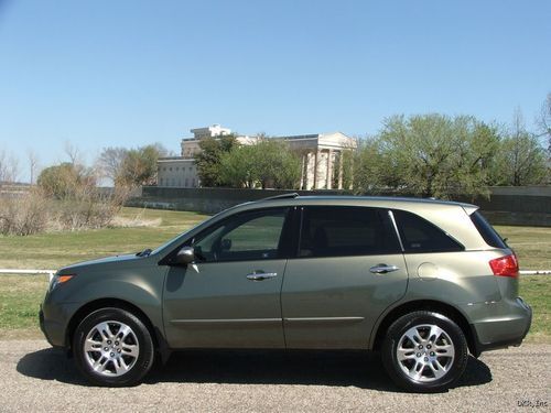 07 mdx sh-awd tech navigation lthr roof 66k 1-owner bks &amp; records immaculate