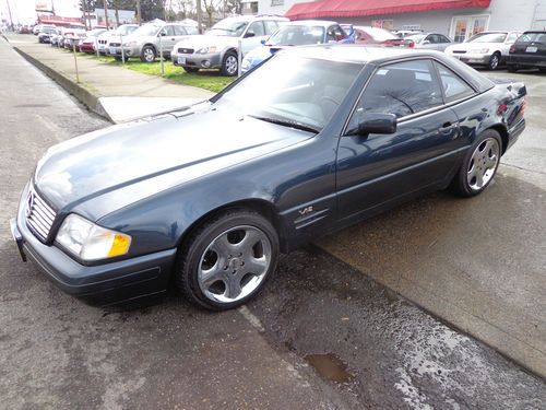 1996 mercedes benz sl600 83k miles both tops  no reserve sale no reserve