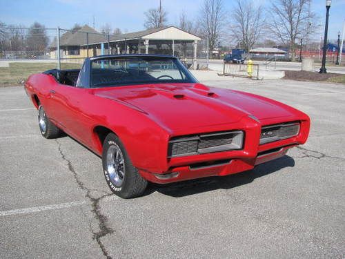 Great 1968 pontiac gto convertibile no reserve