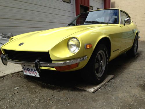 1970 datsun 240z early production run--rust free--100% california car--yellow