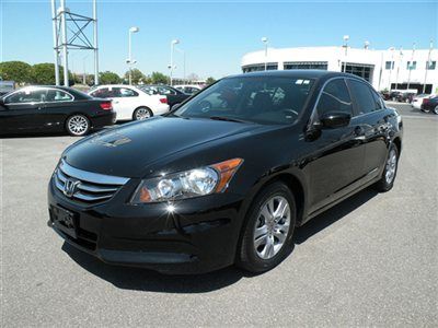 2011 honda accord se black/black **one owner**  warranty heated seats clean **fl