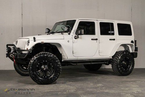 Starwood custom! white kevlar! tuscany leather! xd wheels! procomp lift! winch!