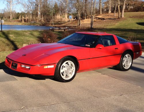 1989 c4 ,torch red, l98 5.7l, 350 cu in, 245 hp, inspected, runs &amp; drives great!