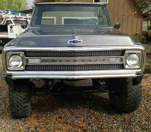 1970 Chevrolet 1/2 Ton Shortbed 4x4 Truck, image 4
