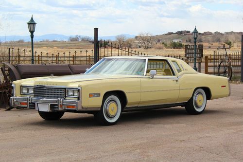 1978 cadillac eldorado biarritz coupe 2-door 7.0l