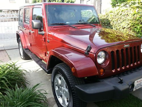 2007 jeep wrangler unlimited sahara sport utility 4-door 3.8l