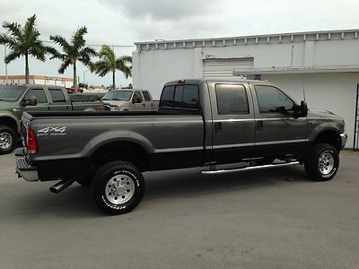 7.3 liter diesel f250 lariat 4x4 crew cab *longbed* new bfgoodrich a/t's - sharp