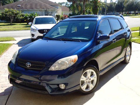 2007 toyota matrix xr blue automatic 102k one owner excellent condition
