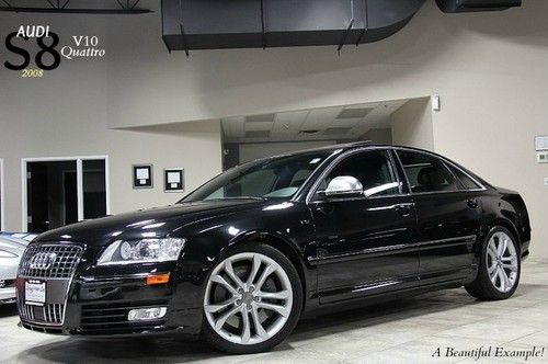 2008 audi s8 v10 bang &amp; olufsen carbonfiber navigation loadedserviced msrp$111k+