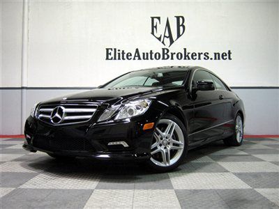 2011 e550 coupe amg sport-loaded *msrp $63,315* extra clean