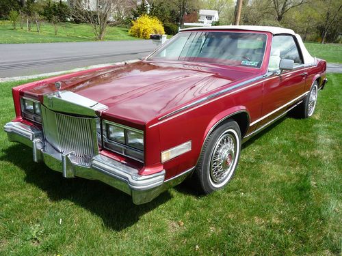 1985 cadillac eldorado biarritz convertible