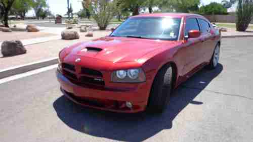 2006 DODGE CHARGER SRT8 SRT-8 6.1L CLEAN, RED, LEATHER, LOADED, CLEAN TITLE, 06, image 2
