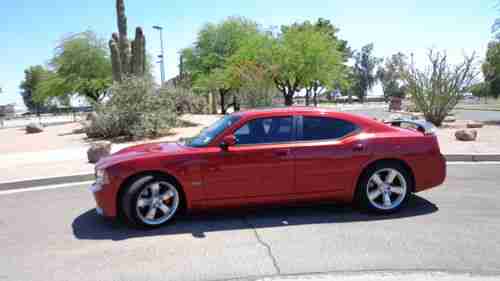 2006 DODGE CHARGER SRT8 SRT-8 6.1L CLEAN, RED, LEATHER, LOADED, CLEAN TITLE, 06, image 5