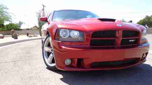 2006 DODGE CHARGER SRT8 SRT-8 6.1L CLEAN, RED, LEATHER, LOADED, CLEAN TITLE, 06, image 12