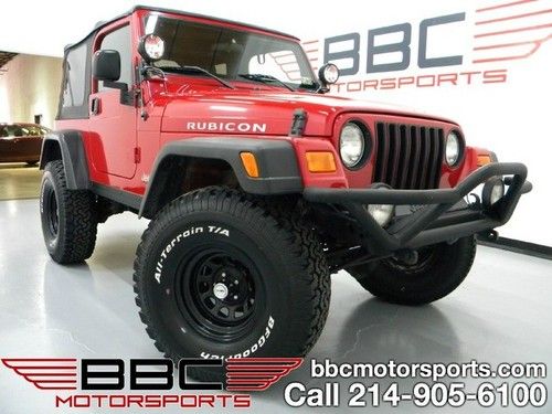 2006 jeep wrangler rubicon lifted leather 4x4 clean carfax tube bumpers tow pkg