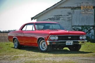 1966 chevelle red 454/turbo 400 automatic/ nice interior/ lots of power!