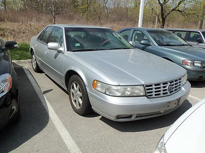 Low reserve 2000 cadillac sts  sedan nav gray/gray lthr clean carfax  must see