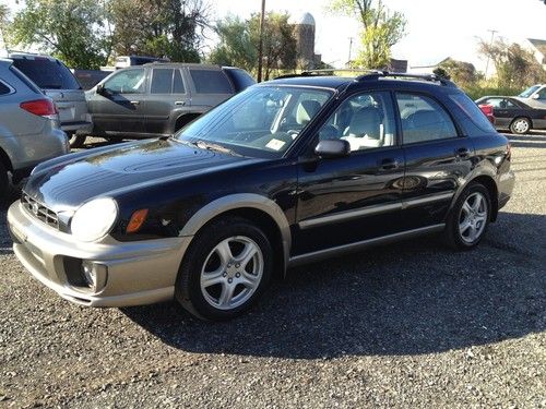 No reserve! black 2002 subaru impreza outback sport awd wagon ~ 193k hwy miles