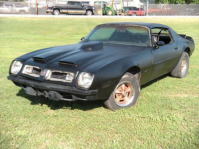 1974 pontiac firebird formula hood trans am shaker 400 6.6 posi rear no reserve!