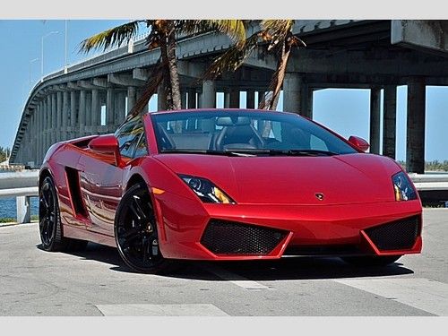 2011 lamborghini gallardo lp 560-4 spyder automatic 2-door convertible