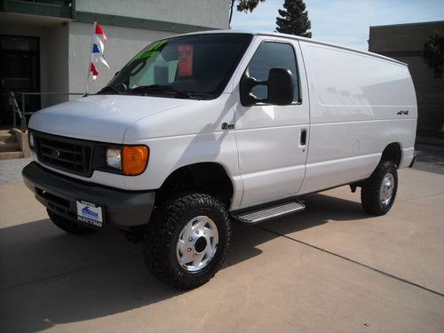 2007 ford e-350 4x4 quigley cargo van