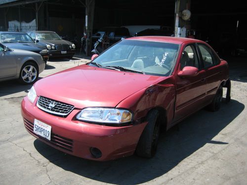 2000 nissan sentra gxe sedan 4-door 1.8l, no reserve