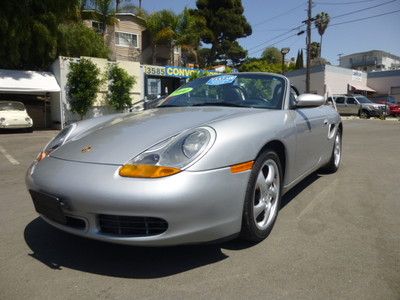 2000 porsche boxster s 3.2 6 speed 75k miles no reserve  salvage w history pics