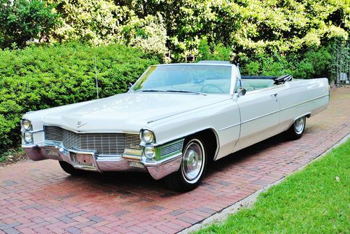 Beautiful 1965 cadillac deville convertible older restoration drives 100% sweet