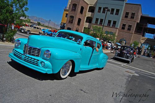 1947 lincoln continental 2 door  chopped dropped cruiser kustom custom