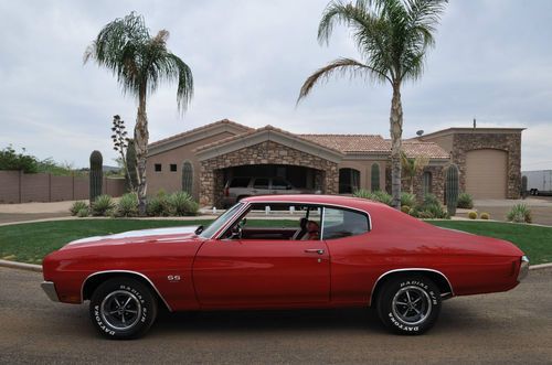 1970 chevy chevelle ss454 ls-6 red on red