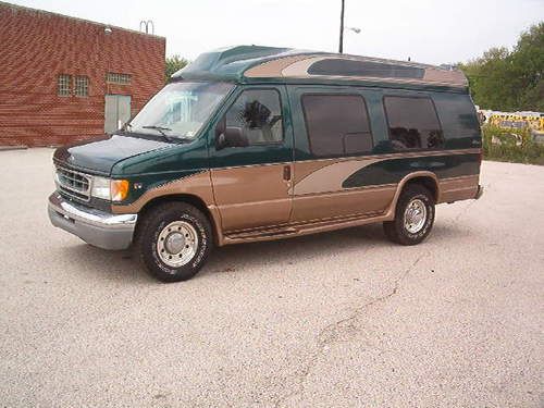 2000 ford e350 custom van 7.3 turbo diesel powerstroke nice loaded rare long pa