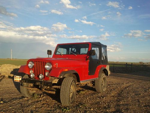 1976 jeep cj5 - 4x4, soft top, 4 speed manual