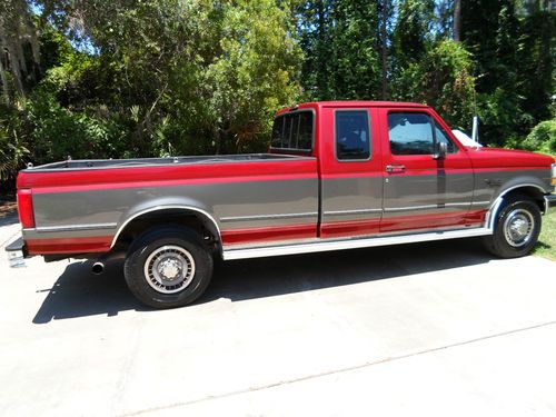 1993 ford f-250 xlt extended cab pickup 2-door 7.3l diesel