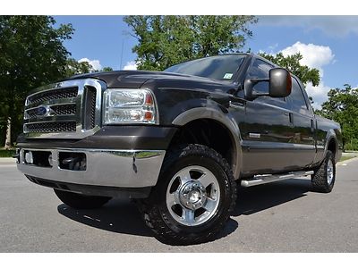 2007 ford f-250 crew cab lariat 4x4 diesel nice