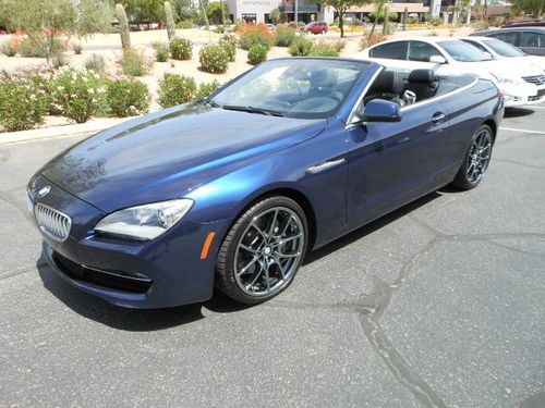 2012 bmw 650i convertible navigation loaded over $100k msrp warranty best buy