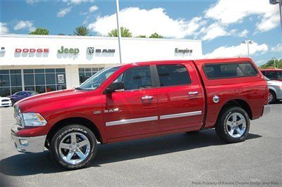 Save at empire dodge on this nice crew cab slt big horn hemi 4x4 w/ camper shell